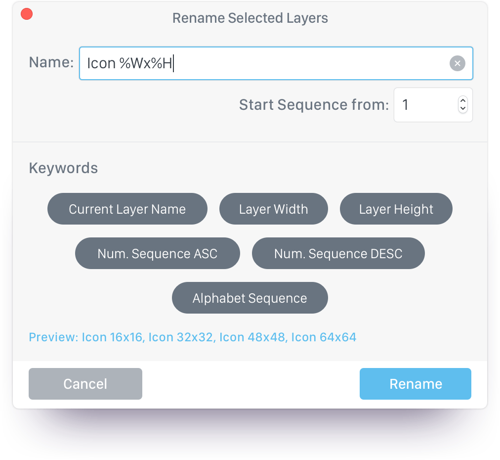 rename it sketch plugin